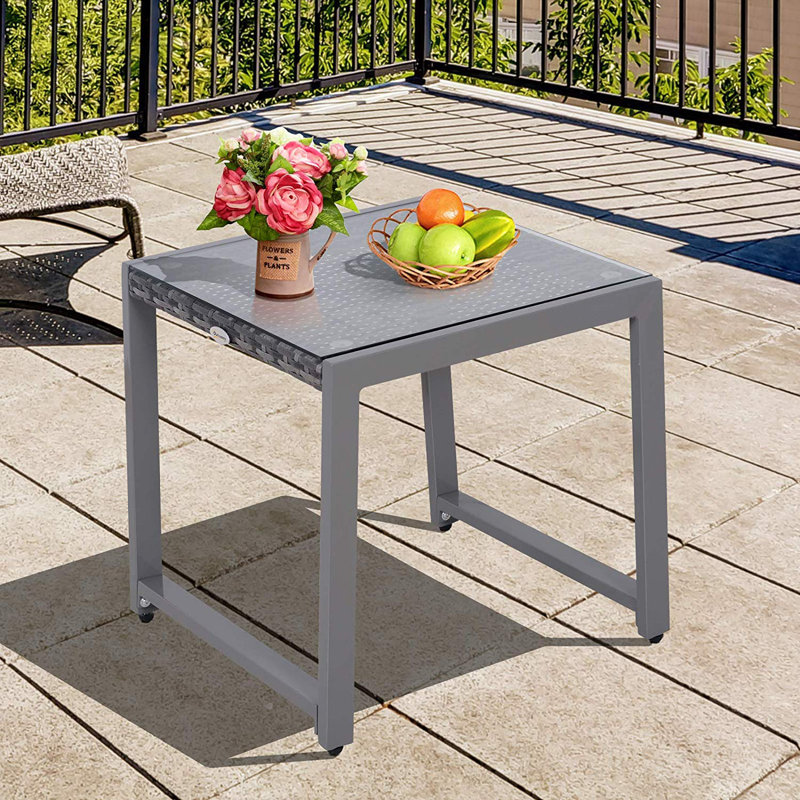 Garten Living Gartentisch Lionel aus Metall & Bewertungen Wayfair.de